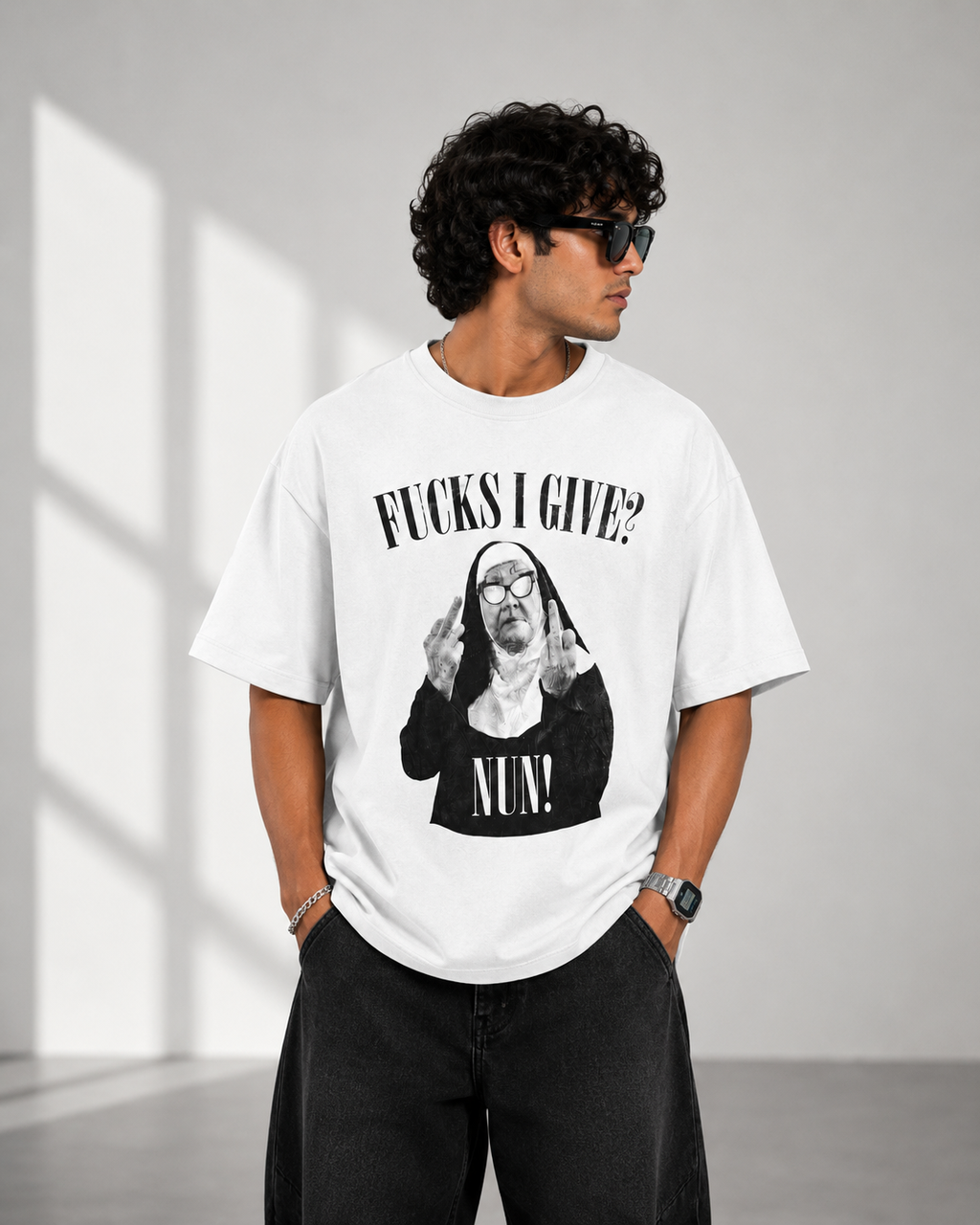 Unisex Oversized Standard T-Shirt(COOL NUN)