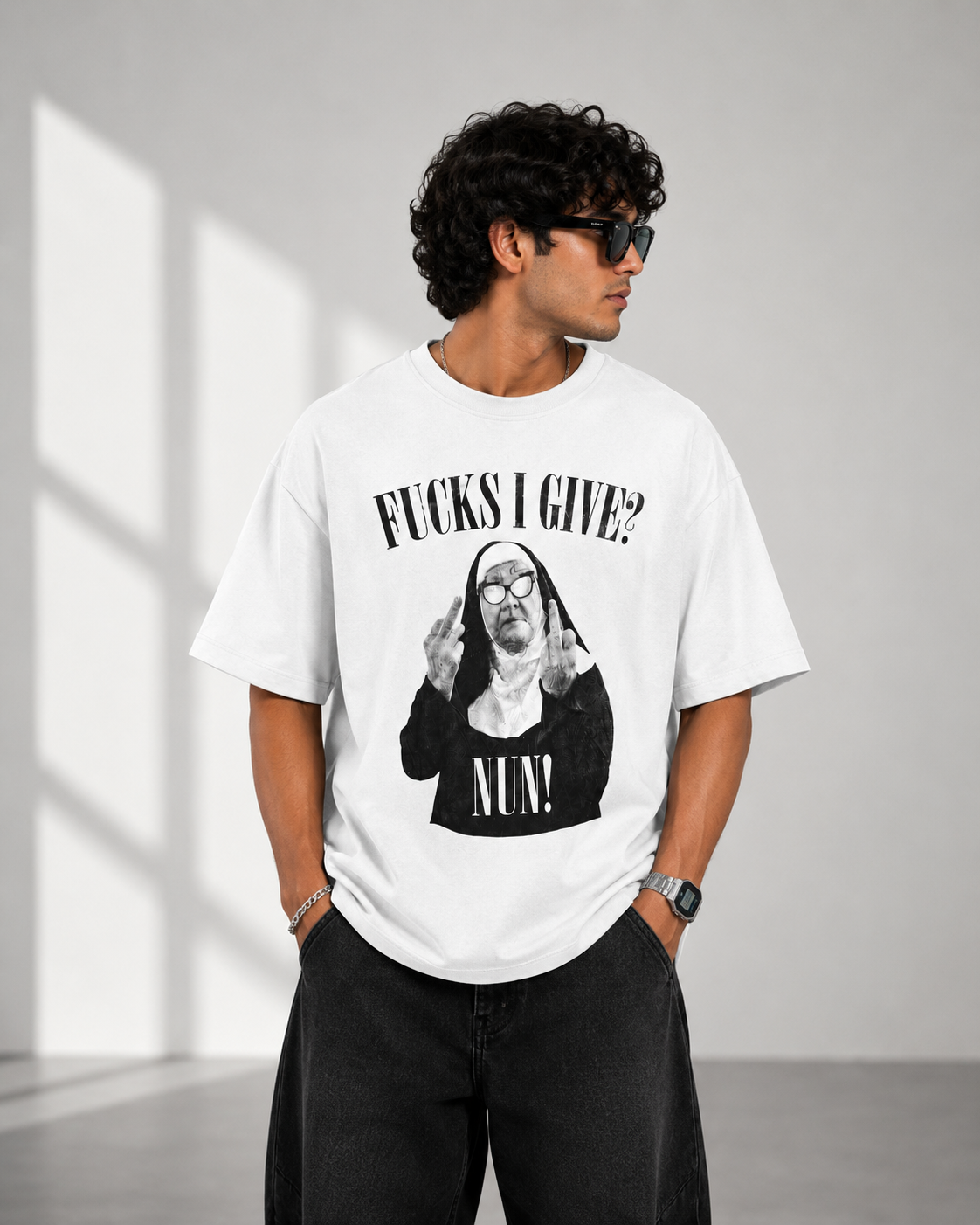 Unisex Oversized Standard T-Shirt(COOL NUN)