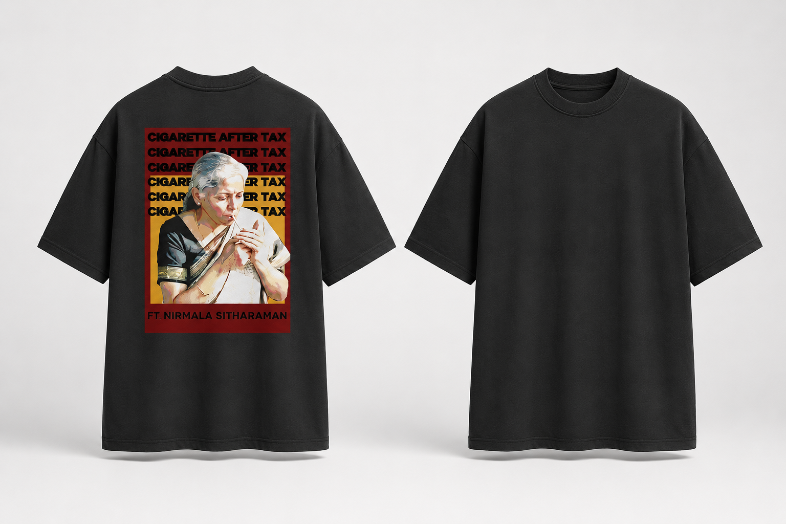 Unisex Oversized Standard T-Shirt (cigarettes after tax)